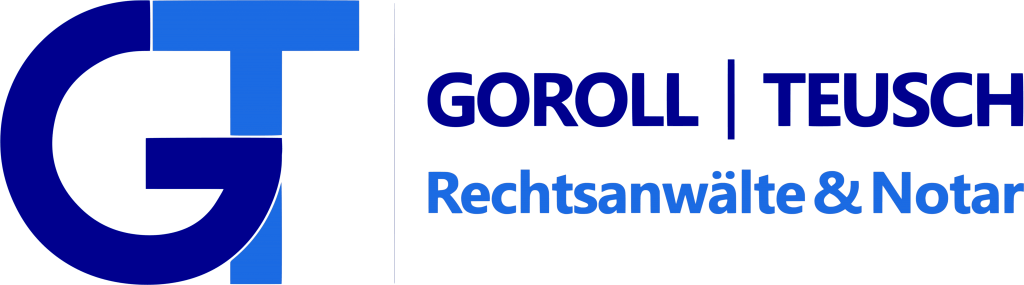 GOROLL | TEUSCH Rechtsanwälte & Notar Wiesbaden Bierstadter Straße 16 65189 Wiesbaden, Tel.: 0611-50599799